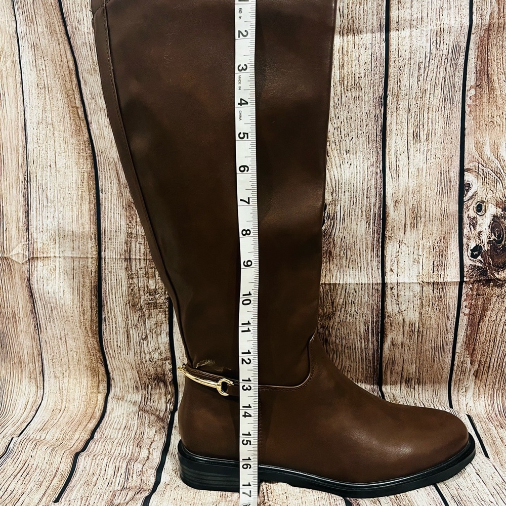 Brown Knee-High Boots Sz 10 - Picture 8 of 13
